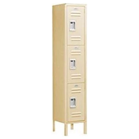 Salsbury Industries Triple-tier 5-foot Tan Standard Lockers