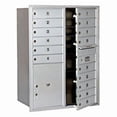 thumbnail image 1 of Salsbury Industries 15 Door Front Load 4C Horizontal Mail Center with 1 Parcel Locker, 1 of 3