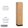 thumbnail image 1 of Salsbury Industries 13168LGT 16 in. Wide, 1 Wide & 6 ft. High, 18 in. Deep Triple Tier Solid Oak Executive Wood Locker, Light Oak, 1 of 1