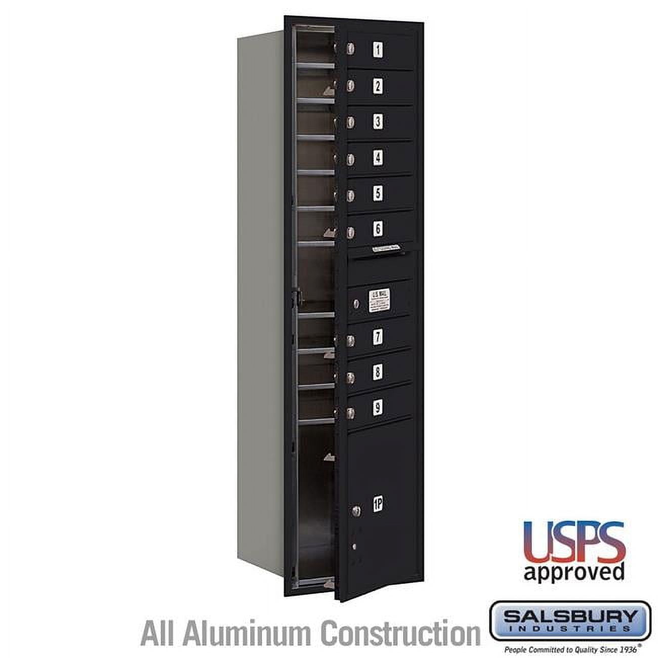 Salsbury Industries 17 x 57.125 x 16.5 in. Recessed Mounted 4C ...