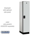 thumbnail image 1 of Salsbury Industries 18-21161GRY 18 in. Wide Single Tier Designer Wood Locker, Gray - 1 x 6 ft. x 21 in., 1 of 1