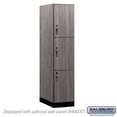 thumbnail image 1 of Salsbury Industries 18-43164SW 18 in. Wide Premier Wood Locker - Triple Tier - 1 Wide - 6 ft. High - 24 in. Deep - Skyline Walnut - Hasp, 1 of 1