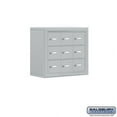 thumbnail image 1 of Salsbury Industries 19038-09ASK Cell Phone Storage Locker - 3 Door High Unit (8 Inch Deep Compartments) - 9 A Doors - Aluminum - Surface Mounted - Master Keyed Locks, 1 of 4
