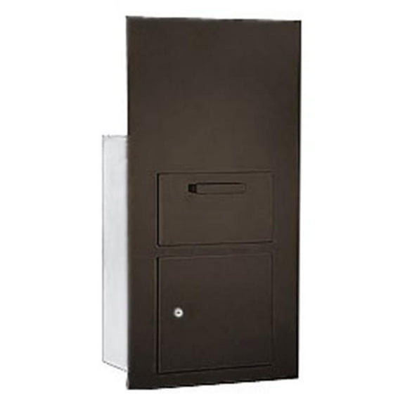 Salsbury Industries 3600C7-ZFU 7 Door High 4B+ Mailbox Units in Bronze - Front Loading
