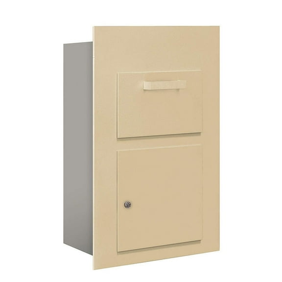 Collection Unit (Includes Master Commercial Lock) - for 5 Door High 4B+ Mailbox Units - Sandstone - Front Loading - Private Access