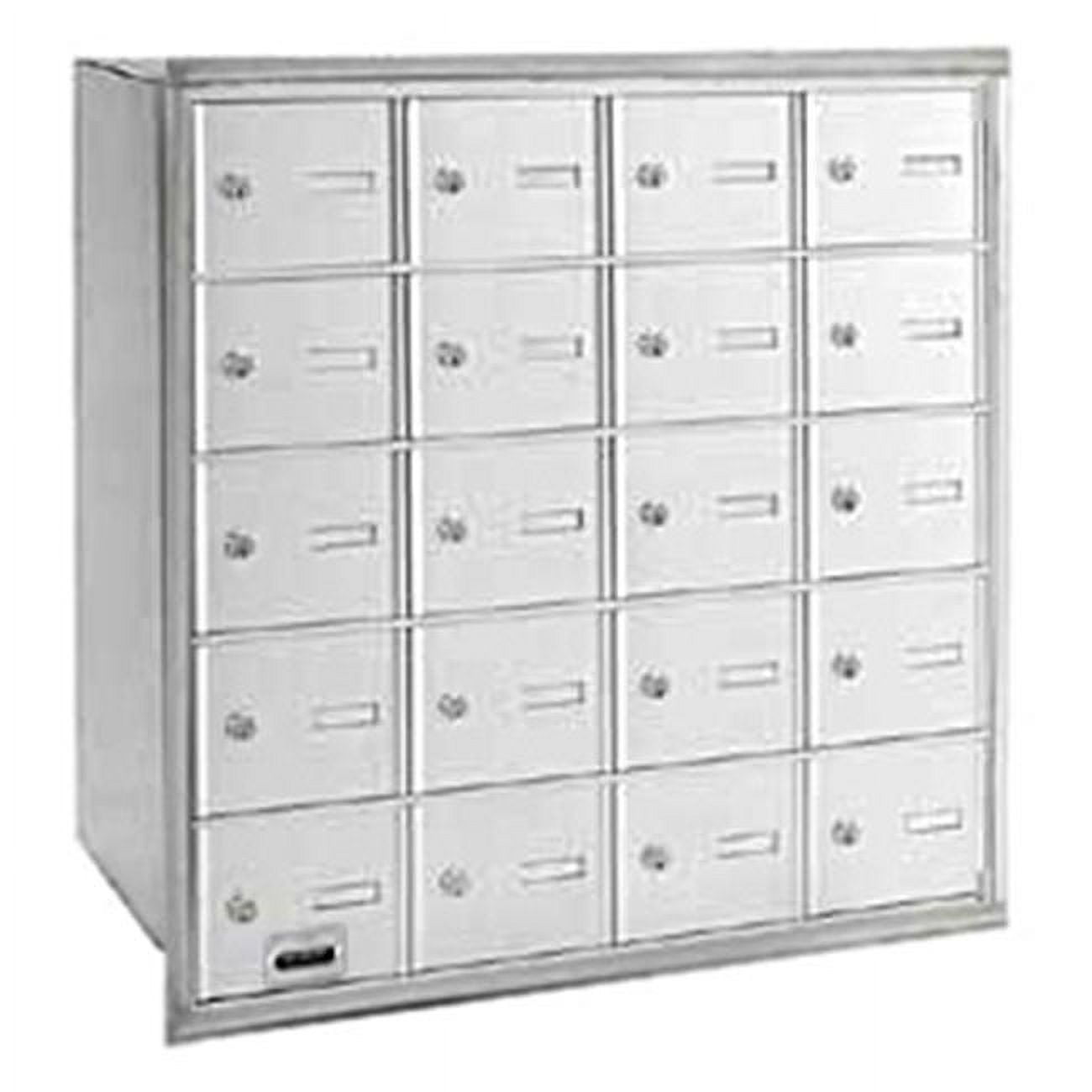 Salsbury Standard 24 Doors (23 Usable) - 4b+ Horizontal Mailbox - 6 Door High - Front Loading - 3624