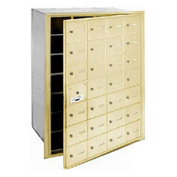 Salsbury Industries 28 Door Front Load 4B Horizontal Mail Center