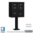 thumbnail image 1 of Salsbury Industries  30.5 x 62 x 18 in. Cluster Box Unit - 4 C Size Doors - Type V - USPS Access, Black, 1 of 1