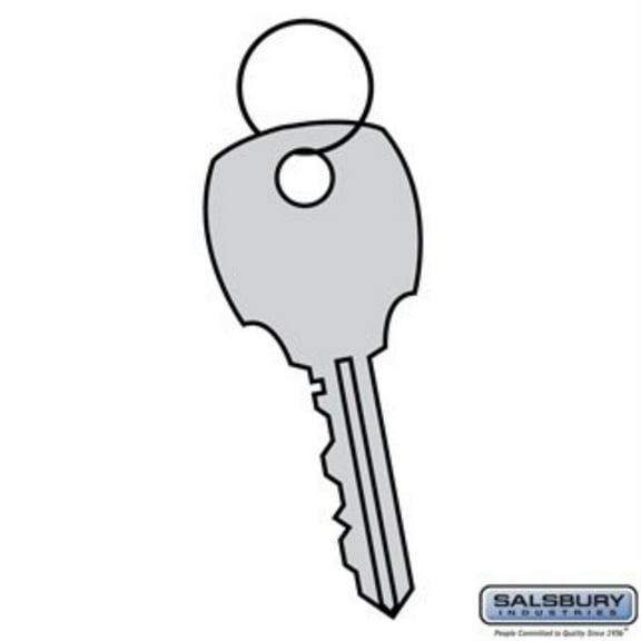 Salsbury Industries 30096 Master Control Key - for Resettable Combination Lock of Open Access Designer Wood Locker Door