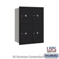 thumbnail image 1 of Salsbury Industries  31.125 x 41.375 x 16.5 in. Recessed Mounted 4C Horizontal Mailbox - Rear Loading - USPS Access, Black, 1 of 1