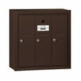 thumbnail image 1 of Salsbury Industries 3503ZSU Vertical Mailbox - 3 Doors - Bronze - Surface Mounted - USPS Access, 1 of 5