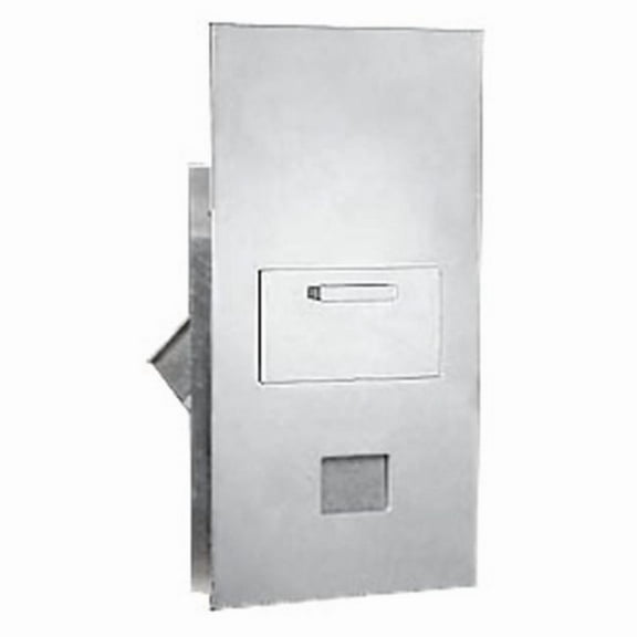 Salsbury Industries 3600C7-ARP 7 Door High 4B+ Mailbox Units in Aluminum - Rear Loading Access