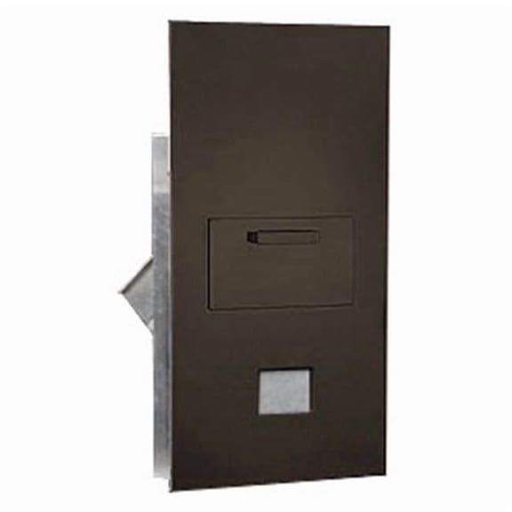 Salsbury Industries 3600C7-ZRP 7 Door High 4B+ Mailbox Units in Bronze - Rear Loading Private Access