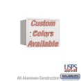 thumbnail image 1 of Salsbury Industries 3706D-2PCRU 6 Door Height Unit 23.875 in. Custom Rear Loading & USPS Access Recessed Mounted 4C Horizontal Mailbox, 1 of 1