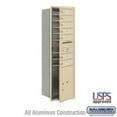thumbnail image 1 of Salsbury Industries 3710DA-06GFP 10 Door High Unit 37.5 in. 4C Horizontal Mailbox with Front Loading Private Double Column 6 MB1 Doors-2 PL6, Gold, 1 of 1