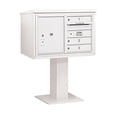 thumbnail image 1 of Salsbury Industries 4 Door Front Load 4C Horizontal Cluster Box Unit with 1 Parcel Locker, 1 of 6