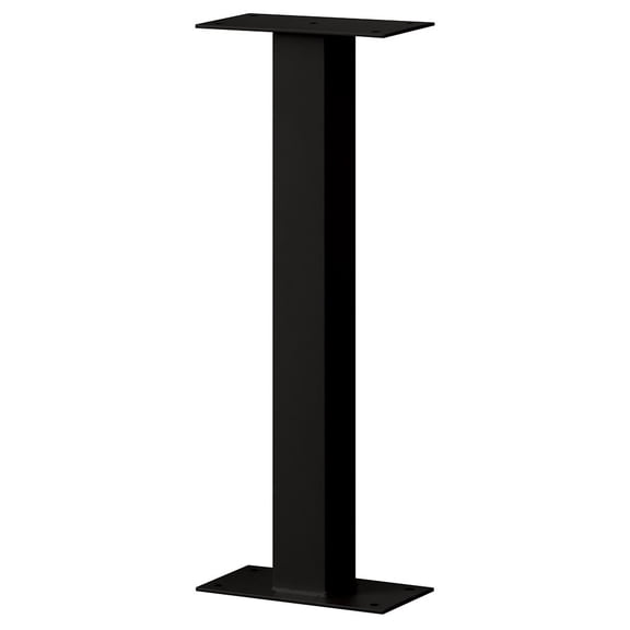 Salsbury Industries 4365BLK Standard Pedestal Bolt Mounted for Roadside Mailbox and Mail Chest, Black CA3