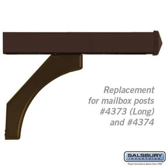 Salsbury Industries 4378BRZ Arm Kit Replacement for Deluxe Post for 2 Roadside Mailboxes, Bronze