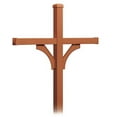 thumbnail image 1 of Salsbury Industries 4874COP Deluxe Mailbox Post 2 Sided for 4 Mailboxes In-Ground Mounted - Copper, 1 of 3