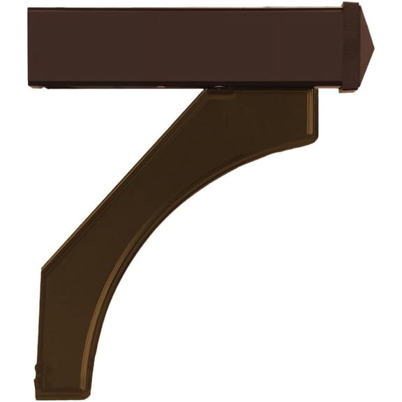 Salsbury Industries 4877BRZ Arm Kit Replacement for Deluxe Post for 1 Mailbox, Bronze