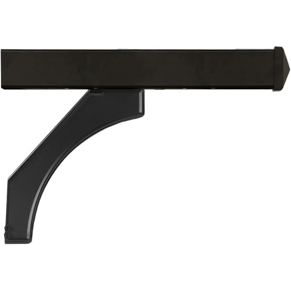 Salsbury Industries 4878BLK Arm Kit Replacement for Deluxe Post for 2 Mailboxes, Black