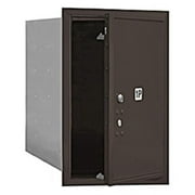 Salsbury Industries  4C Horiz Mailbox Parcel Locker in Bronze - Front Loading USPS Access