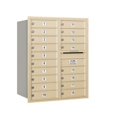 thumbnail image 1 of Salsbury Industries 4C Horizontal Mailbox 10-Door High Unit (37.5"), Double Column, 18 MB1 Doors, Aluminum, Rear Load, Private Access, 1 of 4