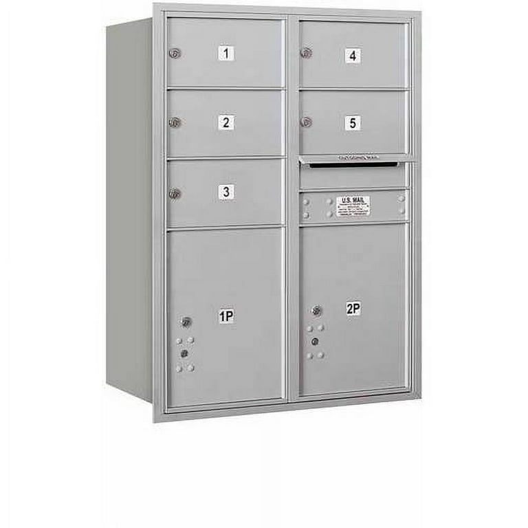 3700 Series 41 in. 11 Door High Unit Parcel Locker 2 PL5's 4C Private Front Loading Horizontal Mailbox in Bronze 3700 Series 41 in. 11 Door High Unit Parcel Locker 2 PL5's 4C Private Front Loading Horizontal Mailbox in Bronze