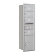 thumbnail image 1 of Salsbury Industries Recessed USPS 6 Door Rear Load 4C Horizontal Mail Center with 1 Parcel Locker, 1 of 4