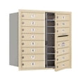 thumbnail image 1 of Salsbury Industries 4C Horizontal Mailbox 8-Door High Unit (30.5"), Double Column, 14 MB1 Doors, Aluminum, Front Load, USPS Access, 1 of 4