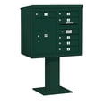 thumbnail image 1 of Salsbury Industries 6 Door Front Load 4C Horizontal Cluster Box Unit with 1 Parcel Locker, 1 of 6