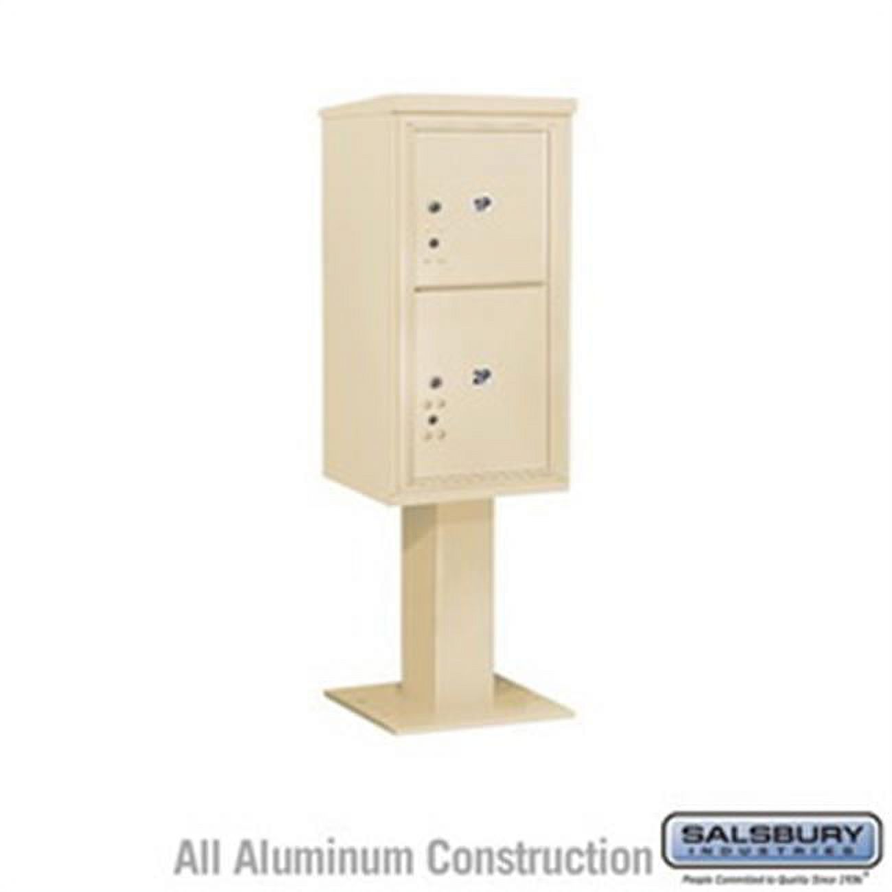Salsbury Industries 64352TN-A 3 Wide Assembled Standard Metal Locker with Four Tier&#44; Tan - 5 ft. x 12 in. - image 1 of 1