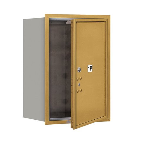 Salsbury Industries Aluminum 1 Unit High 4C Horizontal Mailbox Parcel Locker