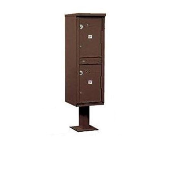 Salsbury Industries Aluminum 2 Unit Parcel Locker