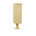 thumbnail image 1 of Outdoor Parcel Locker with 2 Compartments in Sandstone with USPS Access Type I, 1 of 6