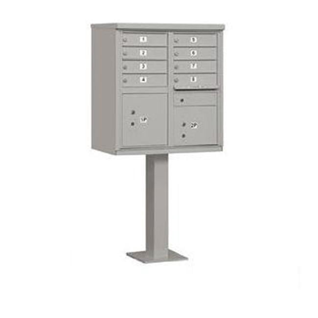 Salsbury Industries 8 Door Front Load Cluster Box Unit with 2 Parcel ...