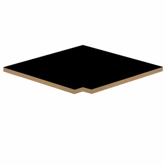 Flat Top Filler - Corner - for 18 Inch Deep Designer Wood Locker - Blue