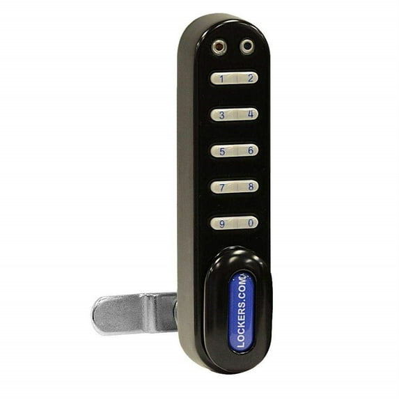 Electronic Lock - for Open Access Designer Wood Locker and Designer Gear Locker Door - Black