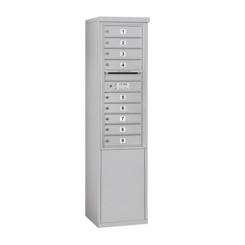 Salsbury Industries Freestanding USPS 10 Door Front Load 4C Horizontal Mail Center