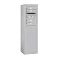 thumbnail image 1 of 6 Door High Free-Standing 4C Horizontal Mailbox with 4 Doors in Aluminum with USPS Access, 1 of 4