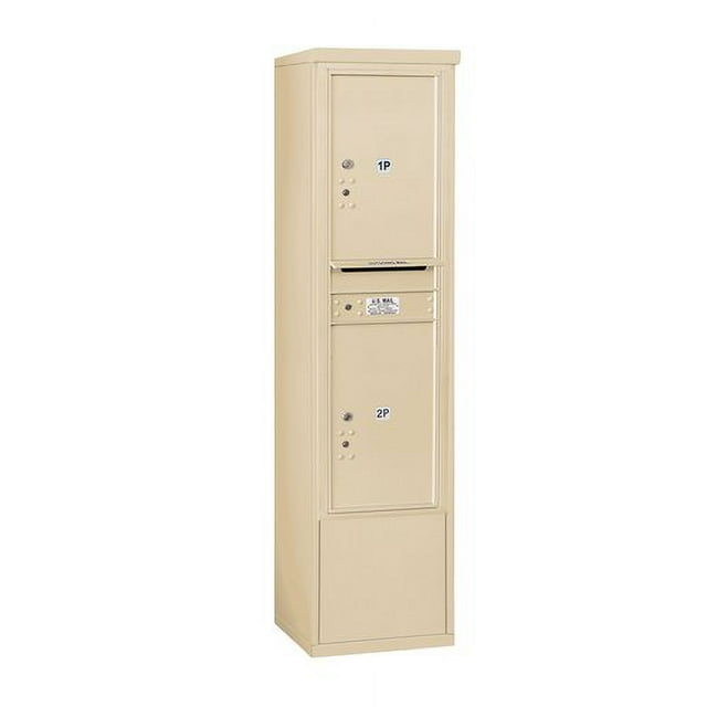 Salsbury Industries Freestanding USPS Aluminum 3 Unit 4C Horizontal Parcel Locker