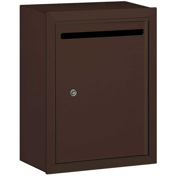 Salsbury Industries Letter Box,Bronze,Surface 2240ZP