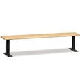 thumbnail image 1 of Wood Locker Bench - 96 Inches - Light Finish, 1 of 2