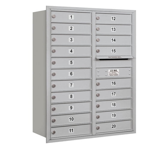 Salsbury Industries 20 Door Rear Load 4C Horizontal Mail Center