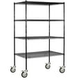 thumbnail image 1 of Salsbury Industries 9644M-CHR Wire Shelving - Mobile - 48 Inches Wide - 80 Inches High - 24 Inches Deep - Chrome, 1 of 1