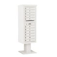 thumbnail image 1 of Salsbury Industries Pedestal Mounted 11 Units 12 Door Front Load 4C Horizontal Cluster Box Unit, 1 of 6