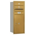 thumbnail image 1 of Salsbury Industries Recessed Private 4 Door Rear Load 4C Horizontal Mail Center with 1 Parcel Locker, 1 of 4