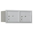 thumbnail image 1 of Salsbury Industries Recessed Private Aluminum 2 Unit 4C Horizontal Parcel Locker, 1 of 4