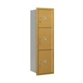 thumbnail image 1 of Salsbury Industries Recessed Private Aluminum 3 Unit 4C Horizontal Parcel Locker, 1 of 4