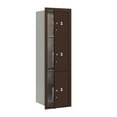 thumbnail image 1 of Salsbury Industries Recessed Private Aluminum 3 Unit 4C Horizontal Parcel Locker, 1 of 4